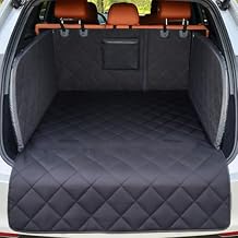 REEVAA SUV Cargo Liner for Dogs, Full Coverage Non-Slip Cargo Cover with Cushioned Sides to Protect Your Dog, Waterproof & Durable, Machine Washable Trunk Protector Mat M, Black