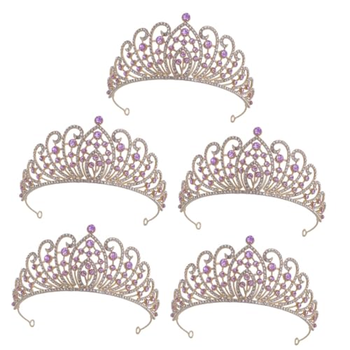 Tiare Femme Baroque Doré VICASKY pour Rayonner lors de Votre Mariage et Bal de Promo