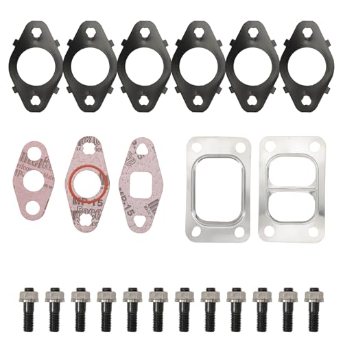 Image of Exhaust Manifold Gaskets Stud Nut Kit for Cummins 5.9L,6.7L 24V 1998-2019 1045986 1045985 1045987