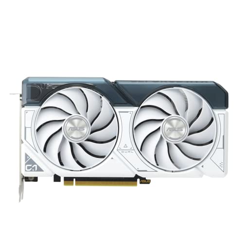 ASUS Dual GeForce RTX™ 4060 OC White Edition 8GB GDDR6 (PCIe 4.0, 8GB GDDR6, DLSS 3, HDMI 2.1a, DisplayPort 1.4a, 2.5-Slot Design, Axial-tech Fan Design, 0dB Technology, and More) - Image 3