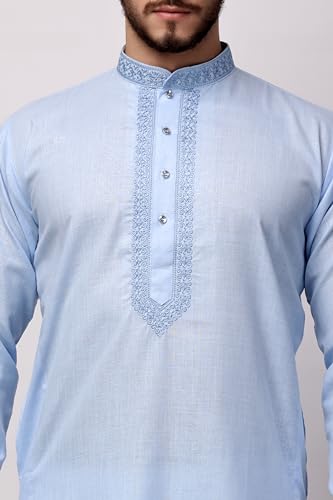 Image of Royal Kurta Men's Cotton Printed Kurta Pyjama