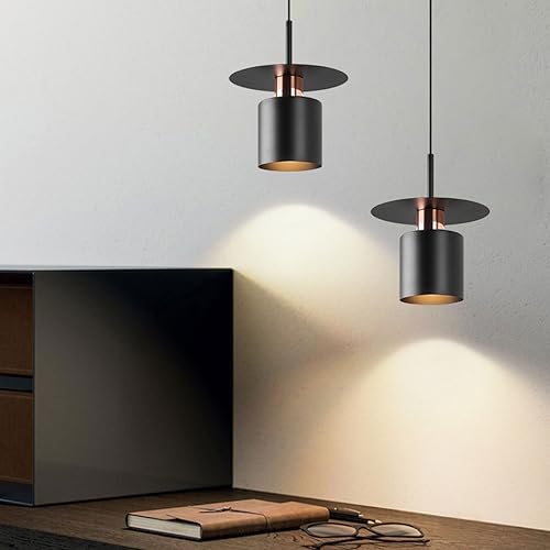 Lámpara colgante industrial que soluciona la falta de luz en islas de cocina 4