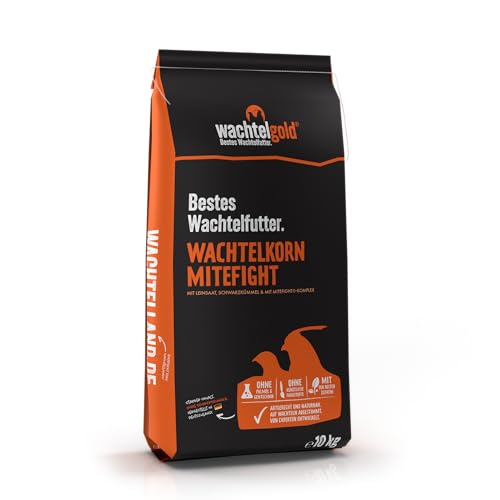 Wachtelkorn MiteFight 10kg - Wachtelfutter mit Anti-Milbenkomplex - Legekorn mit Gewürznelke, Citronellagras & Citrus Wachtelkorn MiteFight 10kg - Wachtelfutter mit Anti-Milbenkomplex - Legekorn mit Gewürznelke, Citronellagras & Citrus