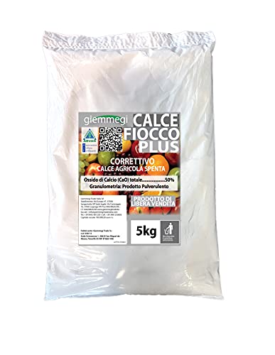 Calce SPENTA, CORRETTIVO a Base di Calce 5 kg