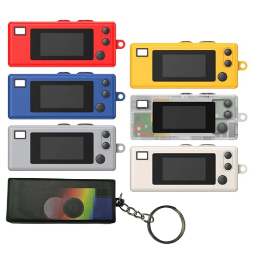 Oxtxuzdm Llavero portátil con cámara grabadora digital pequeña, fácil de llevar, para viajes y uso diario, regalo al aire libre - imagen 4