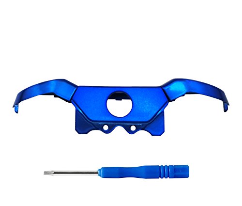 E-MODS GAMING LB RB Bumpers Triggers & Middle Parts with T8 Tools for Xbox One Elite Controllers & Xbox One Controllers with 3.5mm Jack Version -Chrome Blue