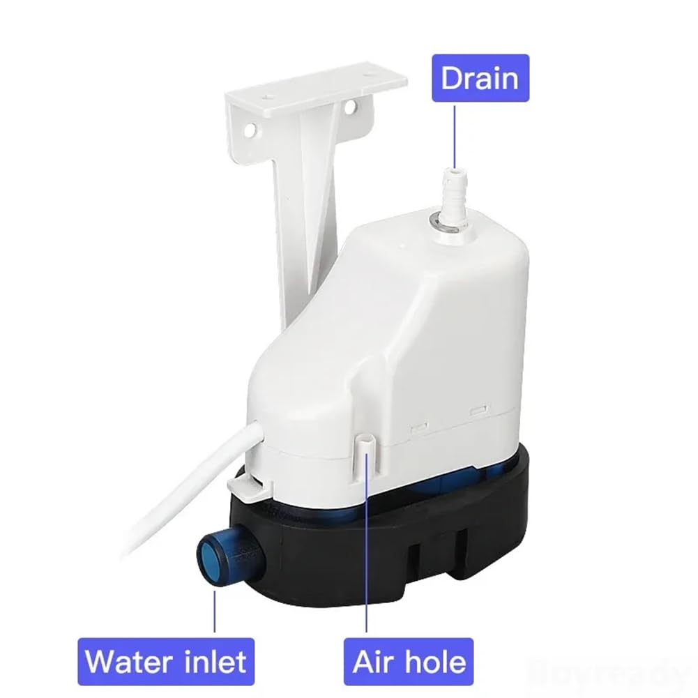 Pompe de Relevage de Condensats Automatique Ultra-Silencieuse -24C, 1 à 3 Prises, pour Climatiseur, sur Crochet
