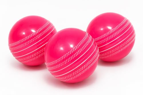 Image of I-10 Rubber Cricket Ball for Practice and Training | Synthetic Rubber Cricket Ball | High Bounce Cricket Practice Ball | Indoor Outdoor Use | Durable Cricket Coaching Ball | 110-120 g | Pack of 3