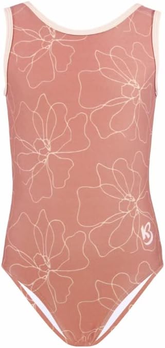 k-Bee Leotards Savannah Coral Girl's Gymnastics Leotard