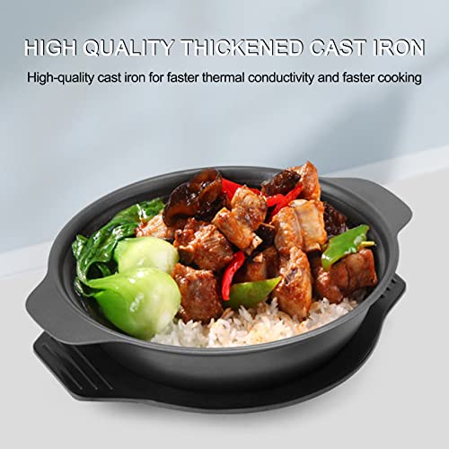 Mini Casseruola In Ghisa Antiaderente – 16 Cm – Wok Poco Profondo – Per Induzione E Gas - 4
