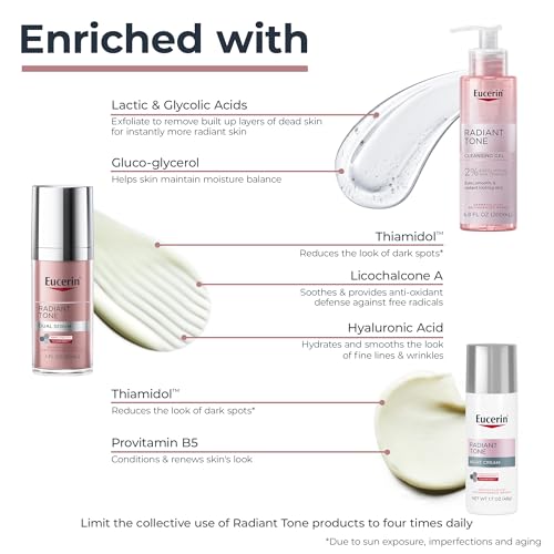 Eucerin Radiant Tone Night Skin Routine Bundle, Variety Pack, 3 Items - image 6