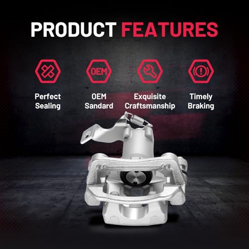 Image of BDFHYK 19-B6789 19-B6788 Rear Disc Brake Caliper Assembly Compatible with Hyundai Elantra GT Veloster 2012-2017, Compatible with Kia Forte /Forte Koup /Forte5 2014-2018, 1.6L 1.8L 2.0L L4 GAS 2pcs