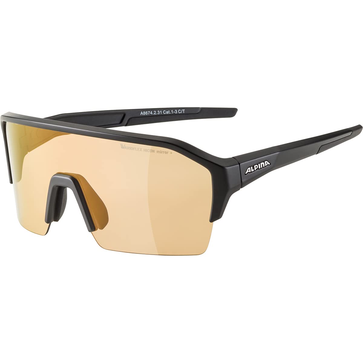 ALPINA Occhiali sportivi unisex per ciclismo (confezione da 1)