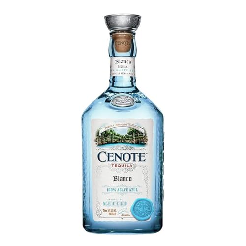 Cenote Blanco Tequila 70cl, 40% ABV | 100% Blue Weber Agave, Natural Volcanic Water, Premium Blanco Tequila