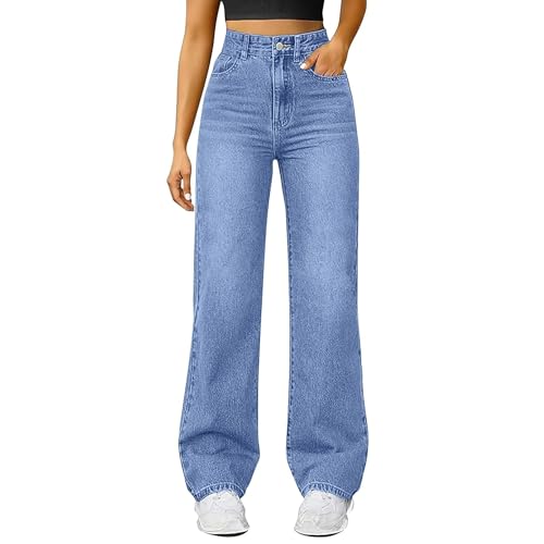 Vaqueros Mujer Anchos Pantalones Vaqueros Elásticos para Mujer Pantalones Skinny Slim Elásticos Ajustados Jeggings Treggings Push Up Pantalón Elástico Ankle