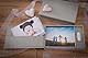 Elegantdisk Hochzeit USB/DVD-Aufbewahrungsbox mit Foto-Box 13x18 cm. Leinenstoff Farbe Grau
