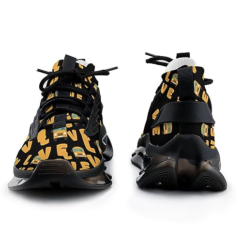 I Love School Buses Womens Running Shoes Non Slip Walking Sneakers Lightweight Athletic Shoes for Men2
