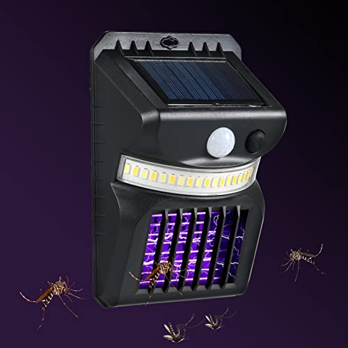 Moniss modos de luz externa movida a energia solar lâmpada assassina repelente de mosquitos elétrica