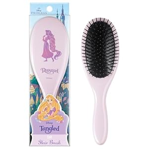 貝印 ヘアブラシ ディズニープリンセス ラプンツェル ディズニー 髪と頭皮に心地よい ポリヘアブラシ L KK2108" 