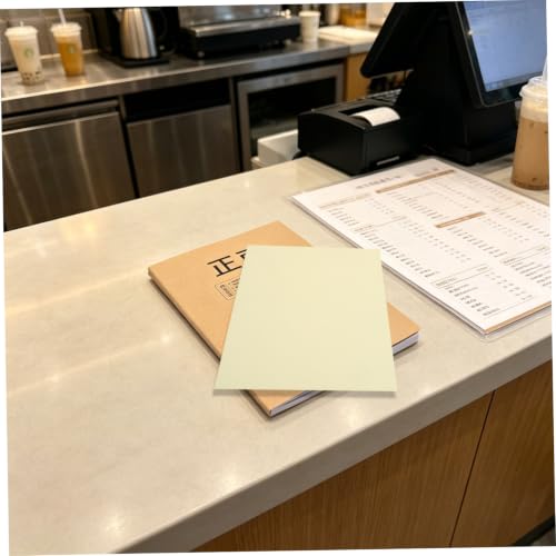 HEMOTON 50 Sets Carbonless Copy Sheets White and Yellow 2-way Duplicate Copy Sheets for Order Forms and Restaurants, Easy Archiving Portable Pads for Effortless Duplicate Creation and Time - Image 9