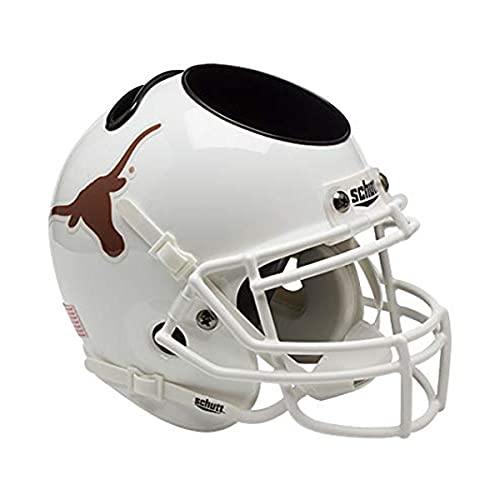 Schutt NCAA Texas Longhorns Helmet Desk Caddy White