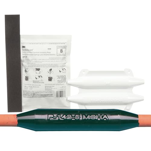 3M Scotchcast Flexible Splice 82-F1 (2131), Self-Curing Resin, Resists Abrasion, 1-5 kV