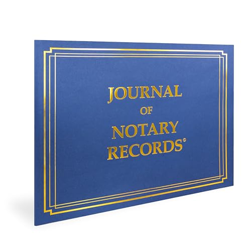 StampXpress Premium Notary Journal, Softcover, 140 Pages with 600 Entries, All States (NJ)