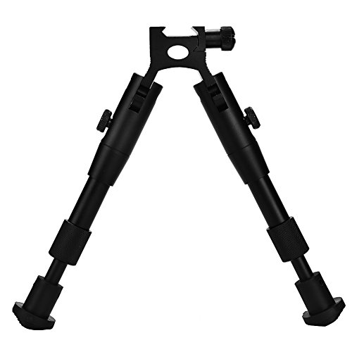 MLMLH Soporte bípode - Tácticas de 6 Pulgadas Caza Picatinny Soporte de Soporte de Soporte para bípode de Rifle Ajustable