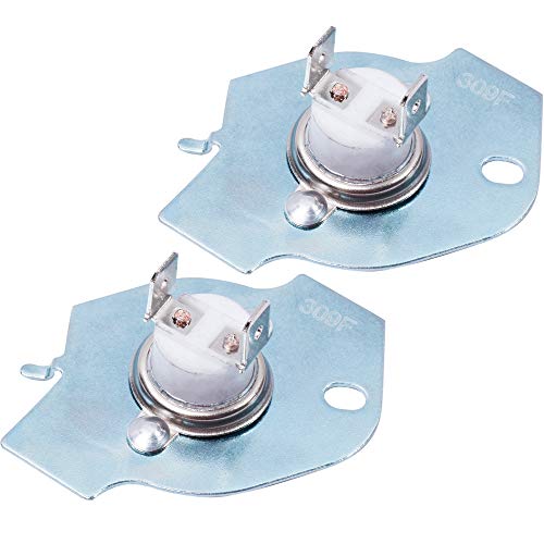 [New Upgraded] 3977393 Dryer Thermal Cut-Off Fuse Premium Replacement Part By Canamax - Compatible With Whirlpool And Kenmore Dryers - Replaces Wp3977393, 3399848, Ap3094244 - Pack Of 2 #TOP3