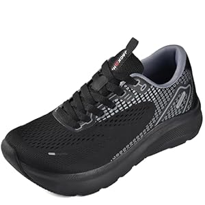 JACKSHIBO Wide Toe Box Shoes Women Arch Support Wide Sneakers for Running Walking Athletic Tennis Orthopedic Plantar Fasciitis Workout with Thick Cushion Zero Drop Sole Width Shoes