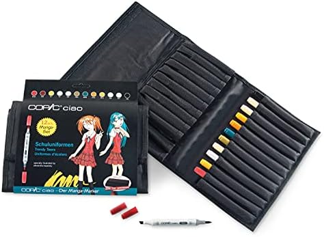 Copic Ciao 5+1 Marker Set - Skin Tones (Pack of 5 + Multiliner Pen)