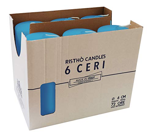 Risthò 56202_06 - Velas de Cera, Color Celeste, Talla única Cover