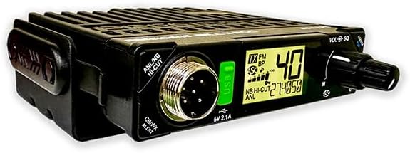 President Electronics Bill II FCC Ultra-Compact AM/FM CB Radio TXUS101 ...