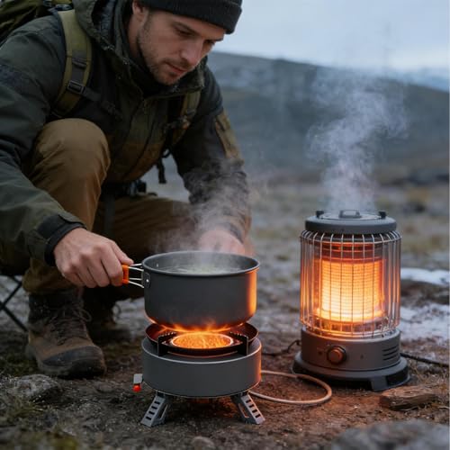 Réchaud de camping à combustion stable idéal pour le voyage - 4