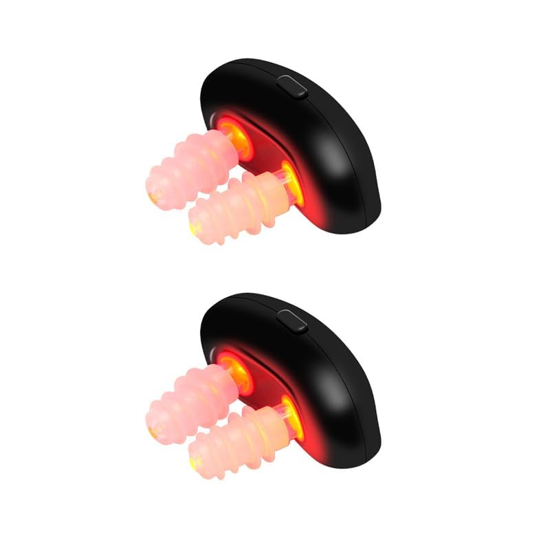 Sinezy Confort La thérapie par lumière rouge-Appareil instrument de thérapie par lumière infrarouge, favorise la respiration naturelle et soulage (2 Noir)