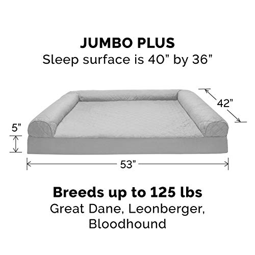 furhaven orthopedic pet bed jumbo
