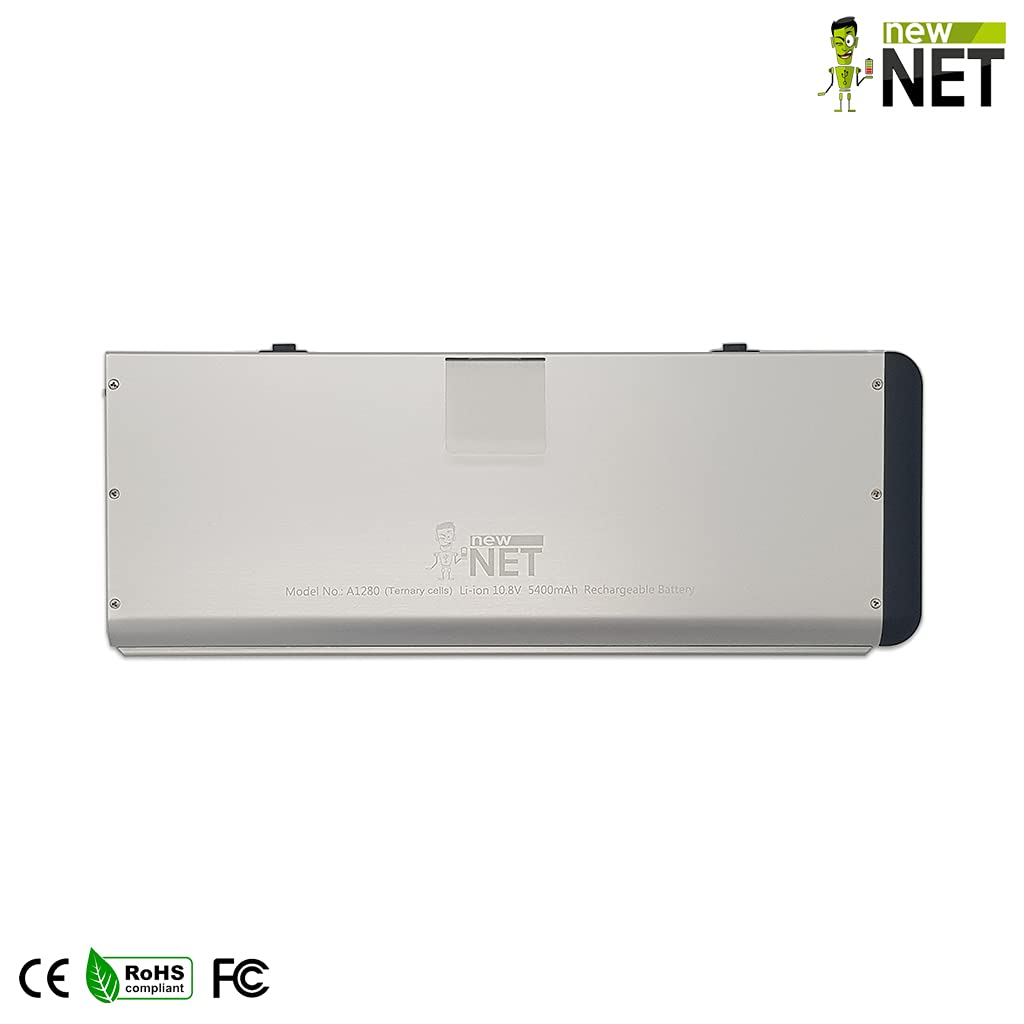 new net Batteries - Batteria [ 10.8-11.1 V - 5400 mAh - 58 Wh ] Compatibile con Mac Book 13 A1280 A1278(2008 Version)