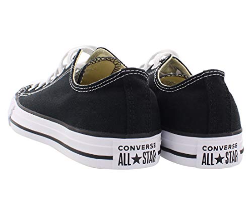 Converse Chuck Taylor All Star Low Top, Black White/Canvas, 9.5 Women/7.5 Men4