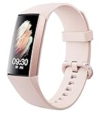 Reloj de fitness para mujer, estrecho, rastreador de fitness, reloj con podómetro, pulsera de fitnes...