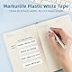 Plastic White 12mm x 4m Etikettenband Kompatibel mit Dymo Letratag Etikettenband a91221 Kompatibel mit Dymo LetraTag LT-100H,200B,XR,LT-110T,QX50,2000,XM Wasserfest UV BeständigEtikettenband 6er-Pack