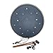 YoungMonic Rain Drum for Outside 12 Inches 15 Notes C Major Steel Tongue Drum Percussion Instrument with Mallets Music Book and Bag
