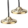 Tibetan Tingsha Cymbals, Tibetan Yoga Meditation Cymbals Bell,6.5 cm Meditation Chime Bells,Handcrafted Tibetan Meditation Bell Buddhist Percussion Instrument(1#) #4