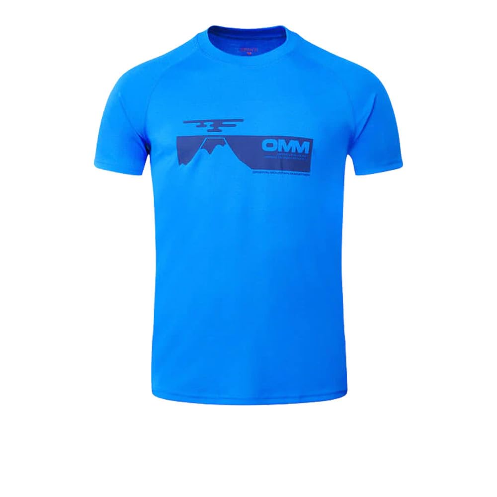 Omm Original Mountain Marathon Men's Blue Omm Bearing Tee S/S Japan Mountain S