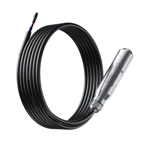 Capteur de niveau d'eau 4-20 mA transmetteur submersible pour sonde de puits et citerne 1m