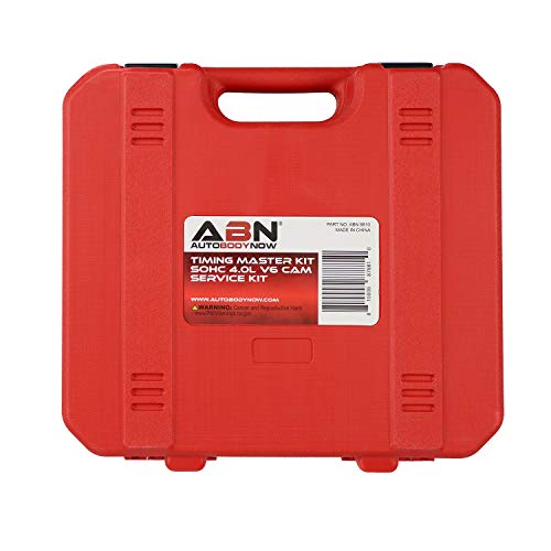 ABN Master Timing Tool Kit - 7 Piece Set, Cam Belts Water Pump Tools, Complete 4.0L V6 Assortment, Toolbox for Mechanics