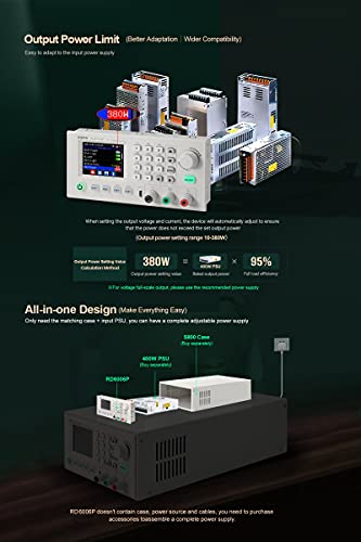 RD RD6006PW 60V 6A DC DC Step Down Power Supply Whole Set not Assembled (RD6006PW+ S400 case+ 400W PSU)4