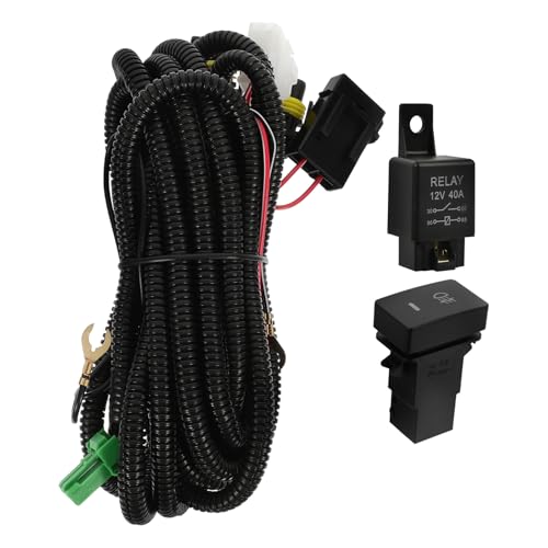 Faisceau de câblage pour phare antibrouillard Mikinona pour rouler en sécurité par temps de brouillard