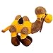 Kpcxdp Lindo muñeco de Peluche de Alpaca Camello dromedario cojín muñeco de Peluche Regalo de cumpleaños de Navidad 35 cm Amarillo