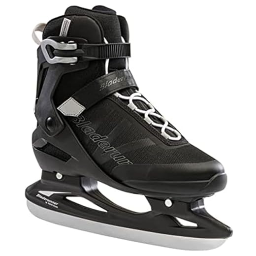 Bladerunner Ice by Rollerblade Igniter Mens, Black and Gray, Ice Skates