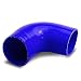 2 inches To 2.5 inches 90 Degree Elbow Turbo/Intercooler/Intake Piping Coupler Reducer Silicone Hose (Blue)